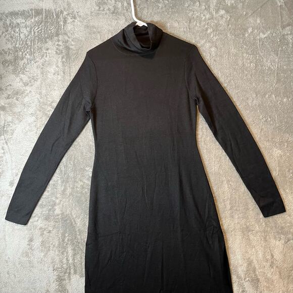 Peruvian Connection Women’s Audrey Dress Size M Alpaca Silk Blend Black - Picture 3 of 7